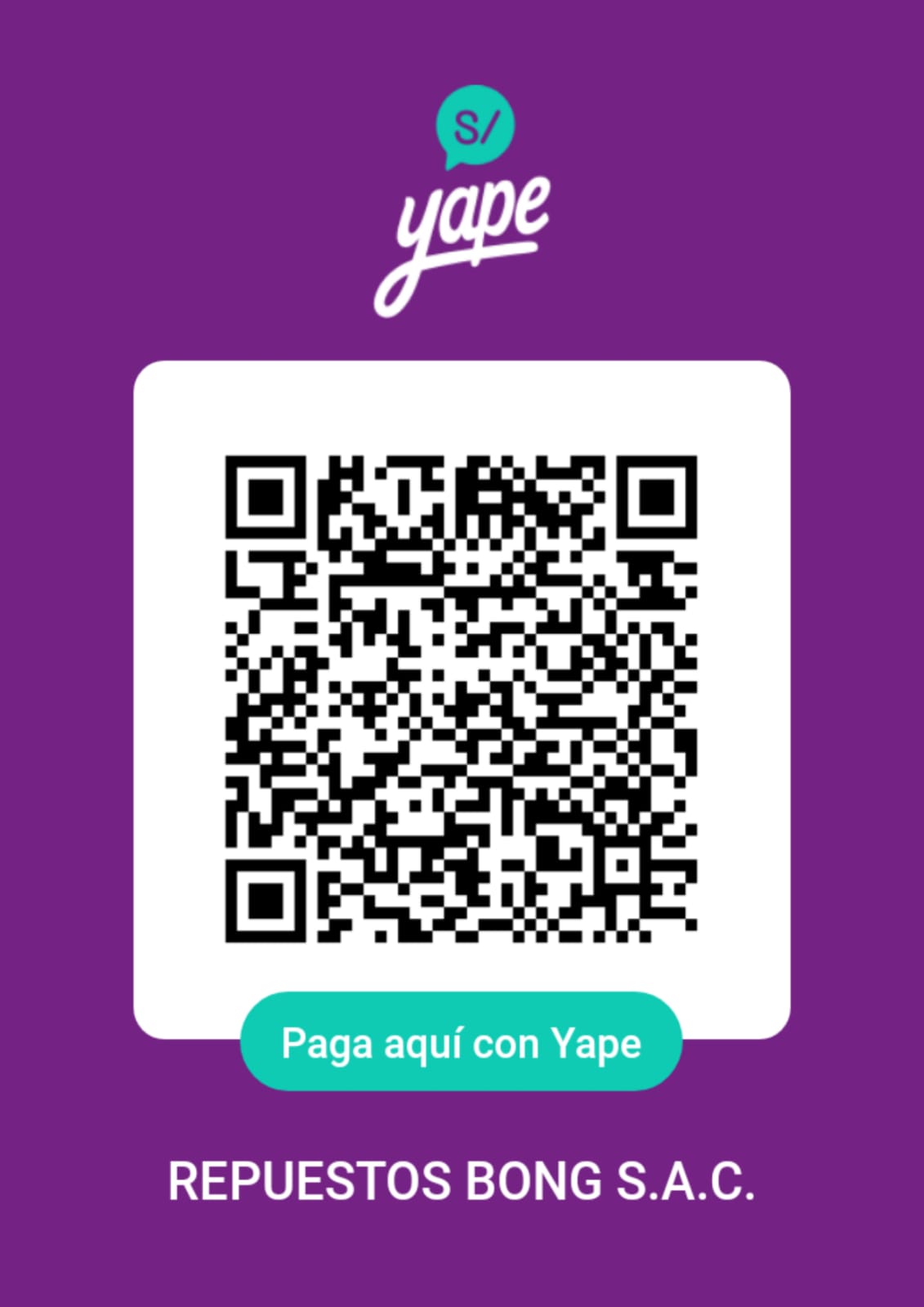 Yape QR Code